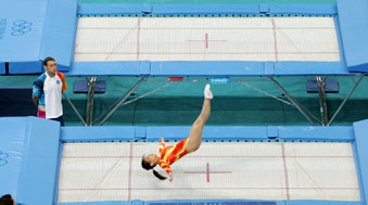 trampolining at the olympics